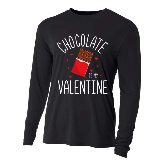 Chocolate Is My Valentine Cooling Performance Long Sleeve Crew