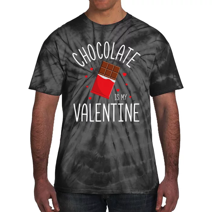 Chocolate Is My Valentine Tie-Dye T-Shirt