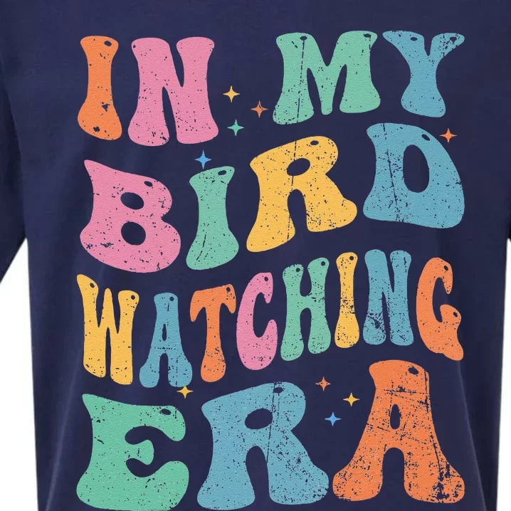 Cute In My Bird Watching Era Funny Birds Lovers Sueded Cloud Jersey T-Shirt