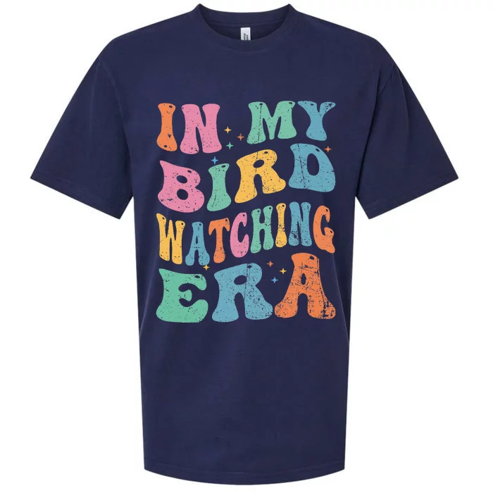 Cute In My Bird Watching Era Funny Birds Lovers Sueded Cloud Jersey T-Shirt