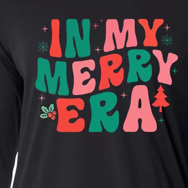 Christmas In My Merry Era Xmas Holiday Christmas Cooling Performance Long Sleeve Crew