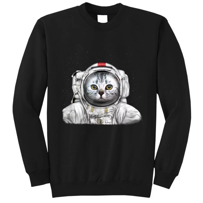 Catstronaut In Meowterspace Funny Cat Sweatshirt