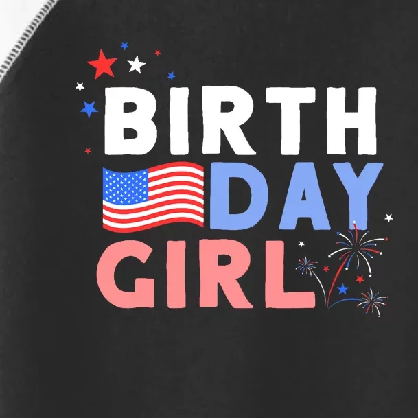 Cute It's My Birthday 4th of July Design For Wo Toddler Fine Jersey T-Shirt