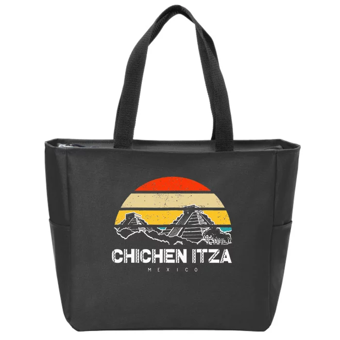 Chichen Itza Mexico Vacation Zip Tote Bag