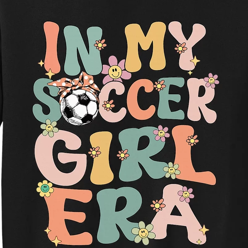 Cute In My Soccer Era Retro Groovy Soccer Sweatshirt