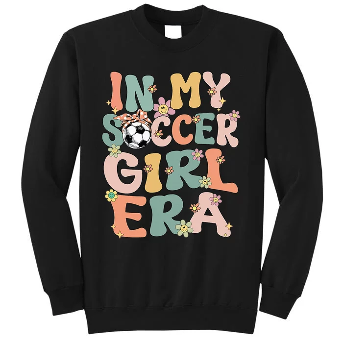 Cute In My Soccer Era Retro Groovy Soccer Sweatshirt