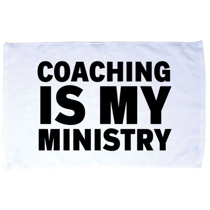 Coaching Is My Ministry Microfiber Hand Towel