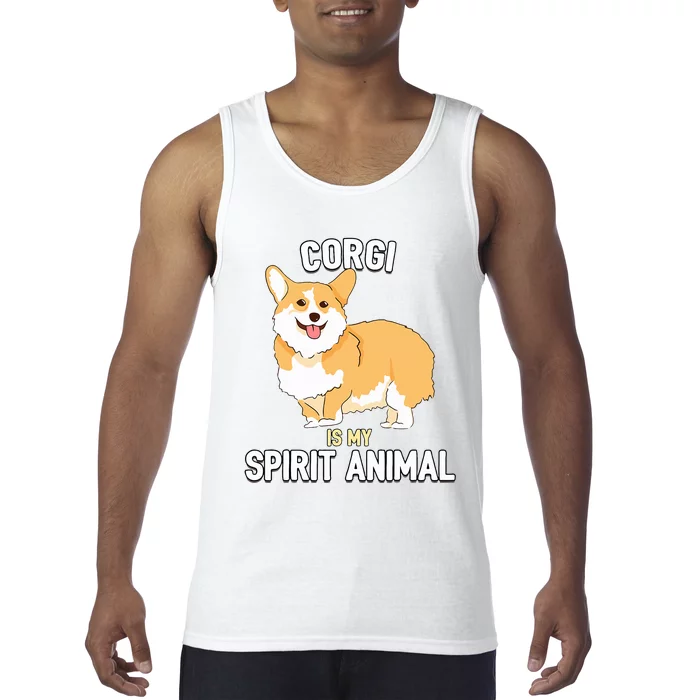 Corgi Is My Spirit Animal Tank Top