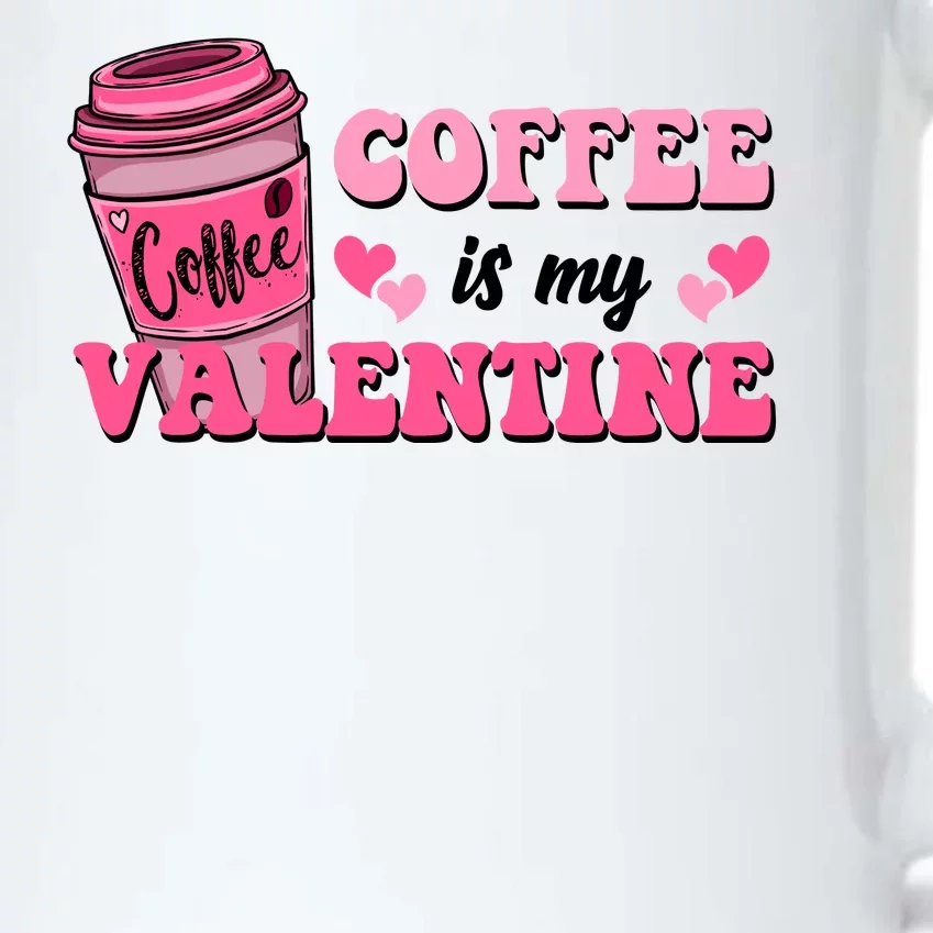 Coffee Is My Valentine Retro Cute Black Color Changing Mug