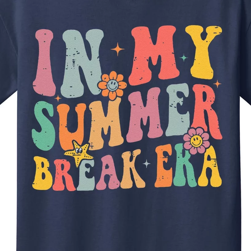 Cute In My Summer Break Era Funny Teacher Last Day Of School Kids T-Shirt