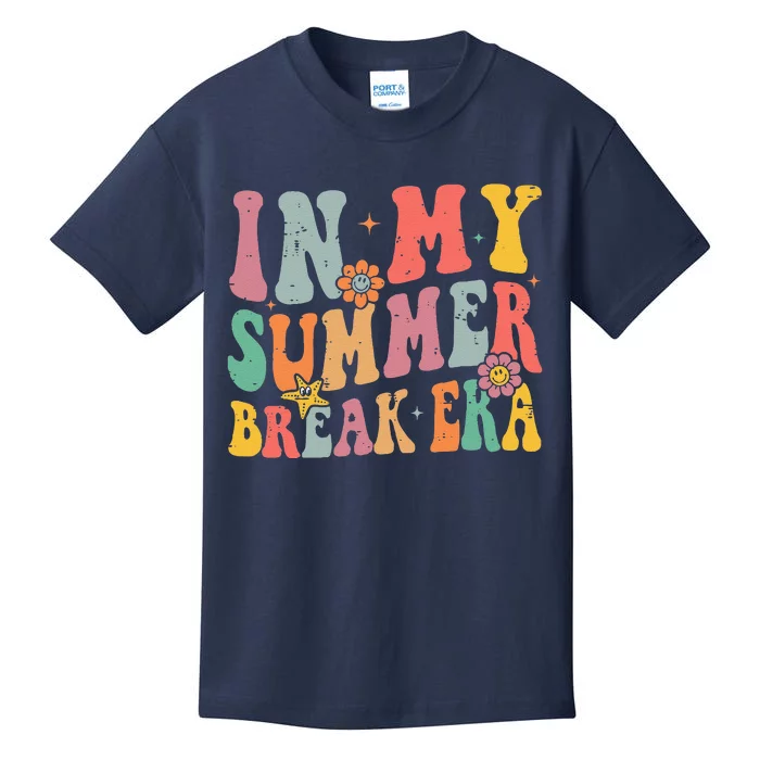 Cute In My Summer Break Era Funny Teacher Last Day Of School Kids T-Shirt