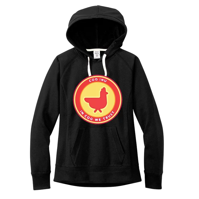 Coq Inu Meme Coq Inu Crypto Coq Inu Women's Fleece Hoodie