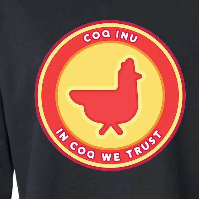 Coq Inu Meme Coq Inu Crypto Coq Inu Cropped Pullover Crew