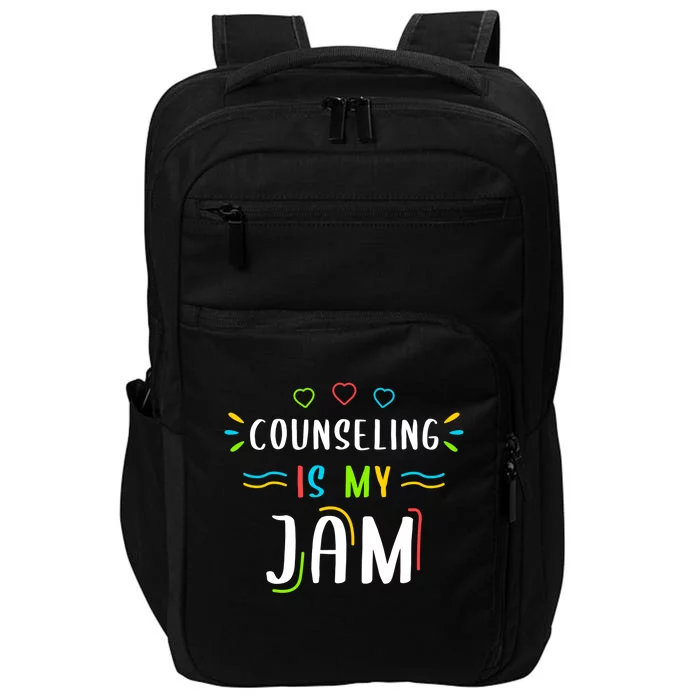 Counseling Is My Jam School Counselor Awesome Students Gift Great Gift Impact Tech Backpack