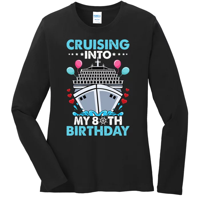 Cruising Into My 80th Birthday 80 Year Old Cruise Birthday Ladies Missy ...