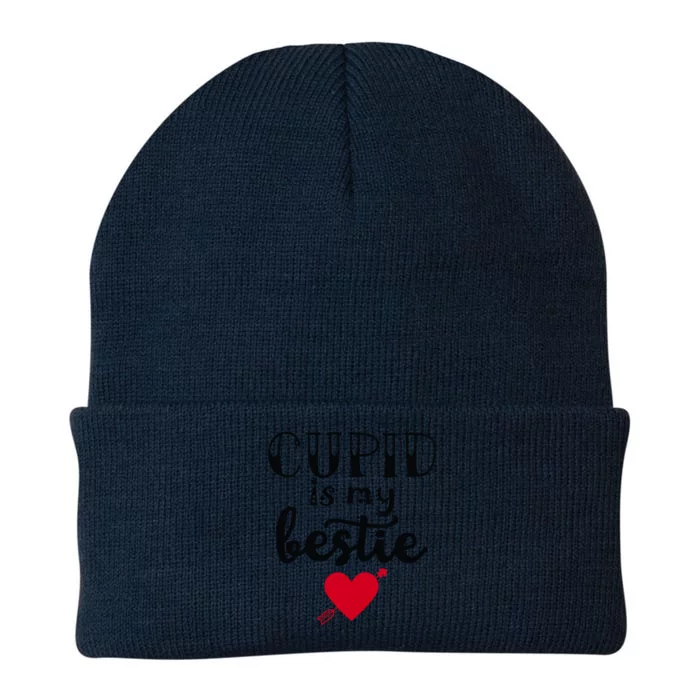 Cupid Is My Bestie Unisex Gift Knit Cap Winter Beanie