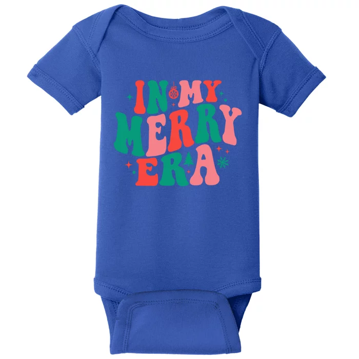 Christmas In My Merry Era Xmas Holiday Christmas Baby Bodysuit