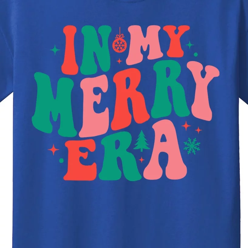 Christmas In My Merry Era Xmas Holiday Christmas Kids T-Shirt