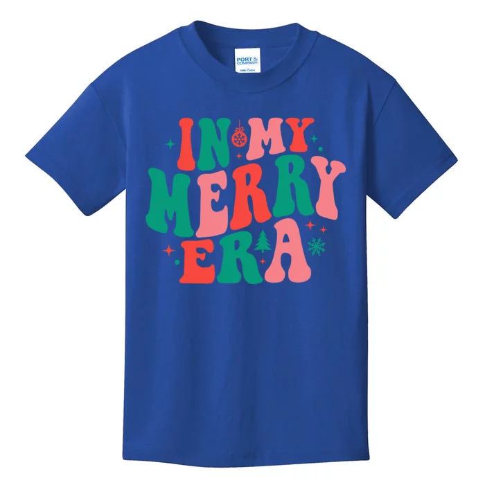 Christmas In My Merry Era Xmas Holiday Christmas Kids T-Shirt