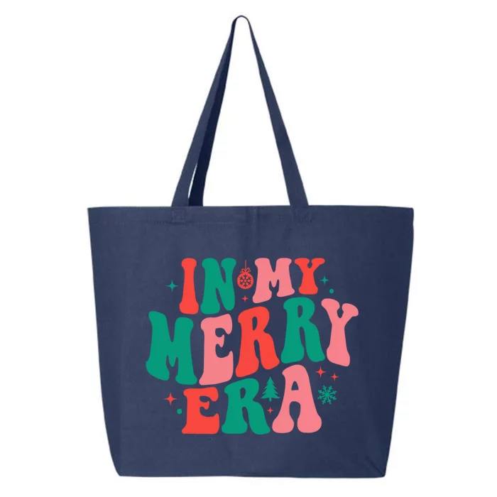 Christmas In My Merry Era Xmas Holiday Christmas 25L Jumbo Tote