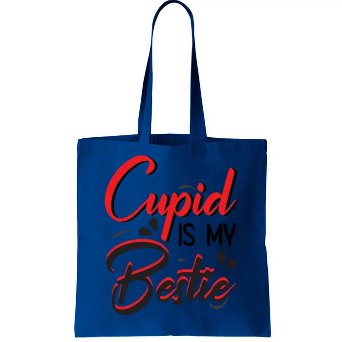 Cupid Is My Bestie Cupid Valentine's Day Costume Funny Gift Tote Bag