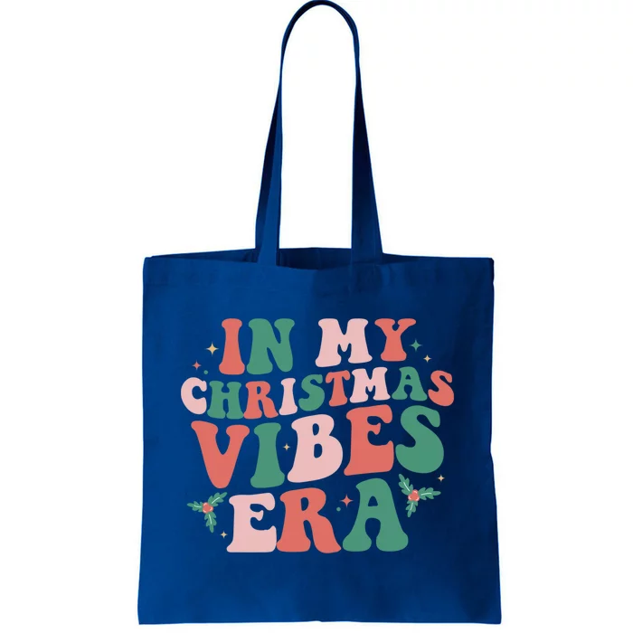 Christmas In My Christmas Vibes Era Xmas Holiday Christmas Cool Gift Tote Bag