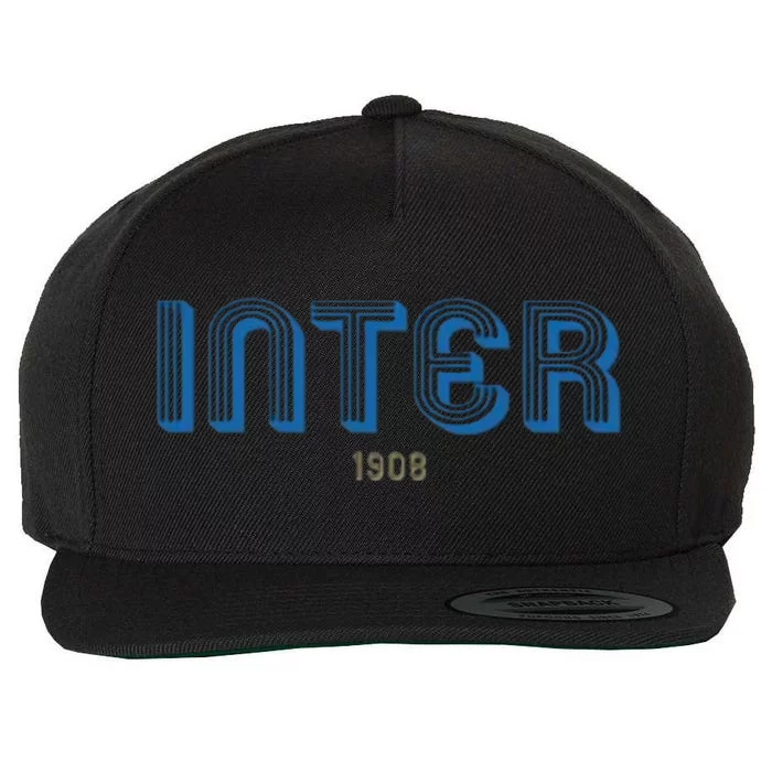 Cool Inter Milan 1908 Soccer Team Wool Snapback Cap