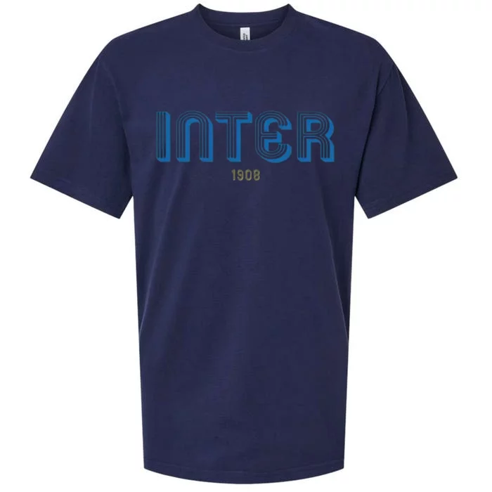 Cool Inter Milan 1908 Soccer Team Sueded Cloud Jersey T-Shirt