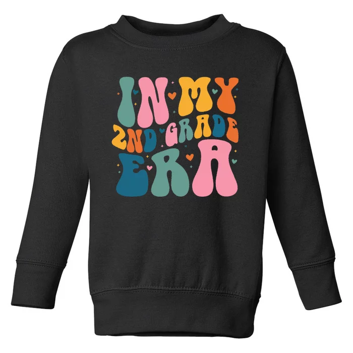 Cute In My 2nd Grade Era Back To School Second Grade Teacher Toddler Sweatshirt