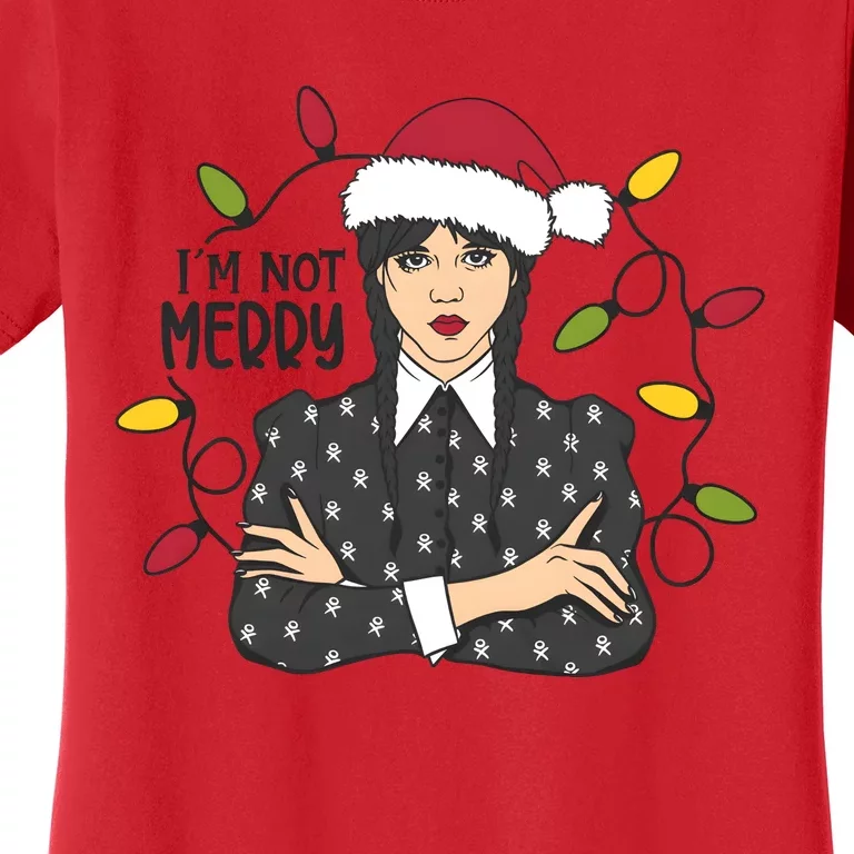 Christmas IM Not Merry Wednesday Women's T-Shirt