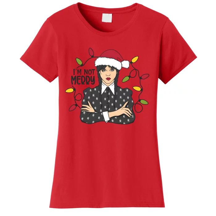 Christmas IM Not Merry Wednesday Women's T-Shirt