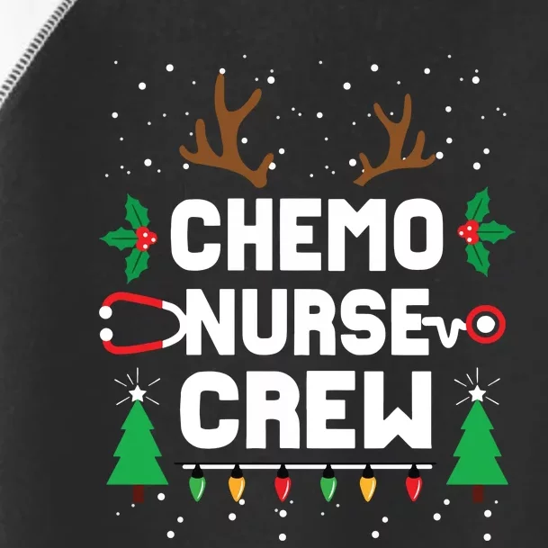 Chemo Infusion Nurse Cute Christmas Gnomes Oncology Nurse Long Sleeve Toddler Fine Jersey T-Shirt