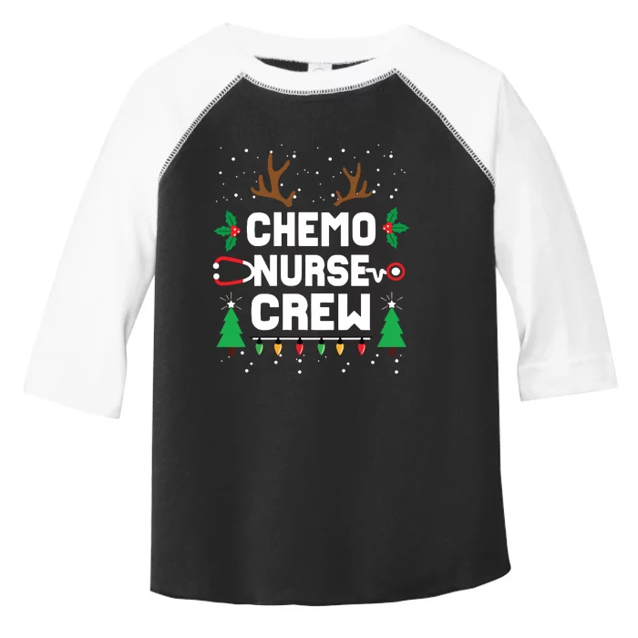 Chemo Infusion Nurse Cute Christmas Gnomes Oncology Nurse Long Sleeve Toddler Fine Jersey T-Shirt