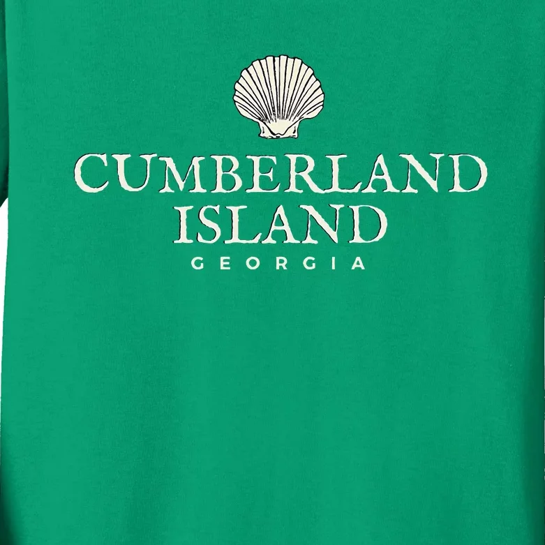 Cumberland Island  National Seashore Georgia Kids Long Sleeve Shirt