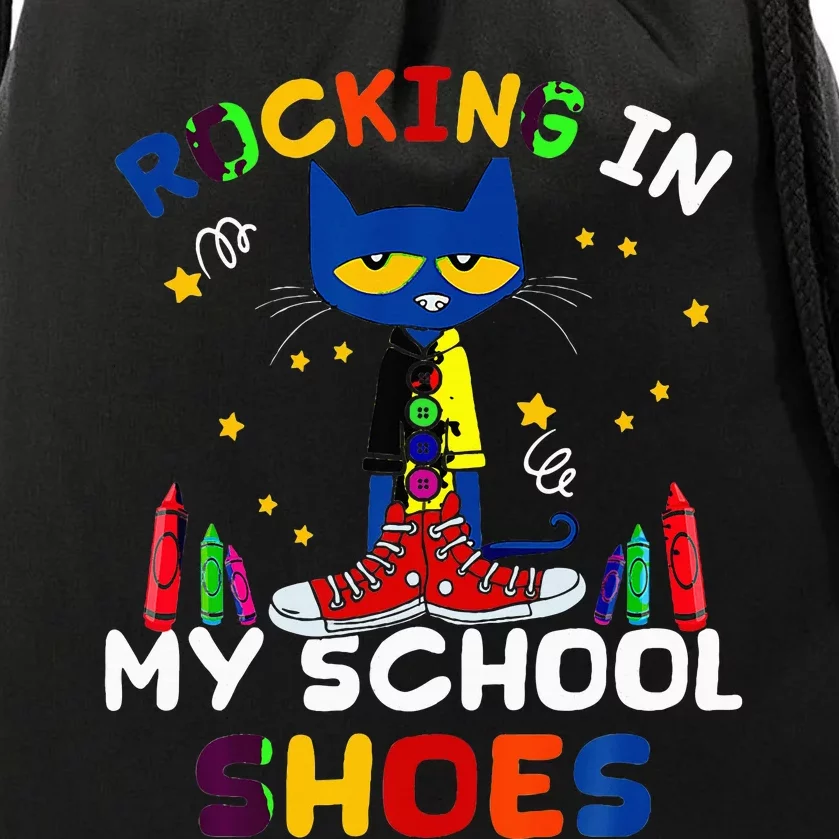 Catrocking I N My School Shoes Drawstring Bag