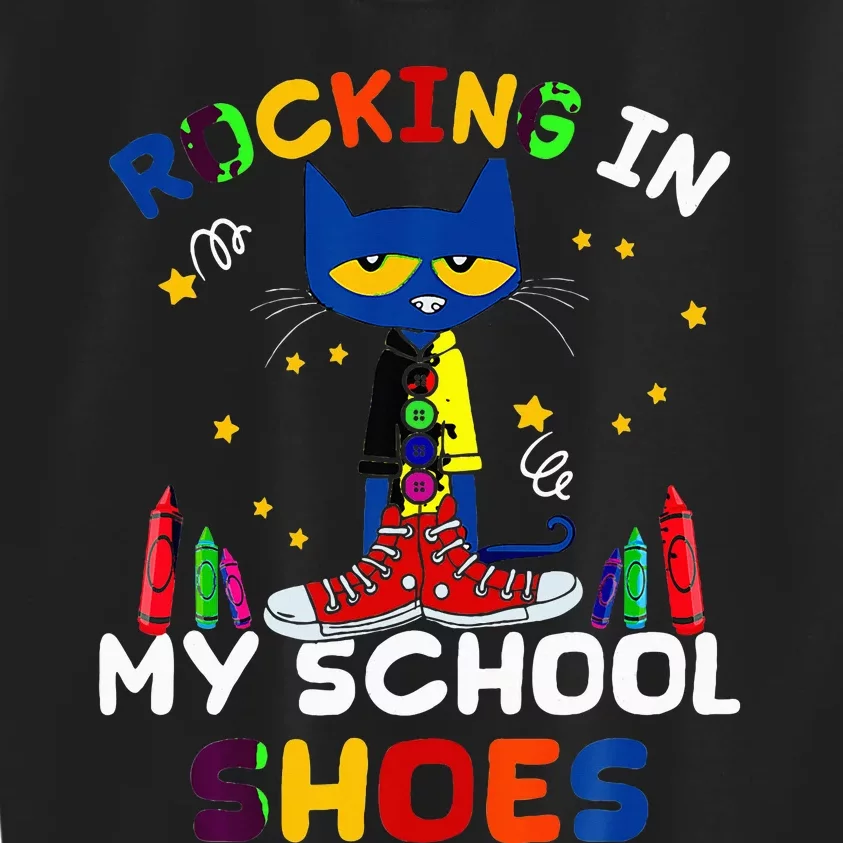 Catrocking I N My School Shoes Kids Sweatshirt