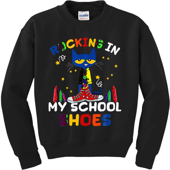 Catrocking I N My School Shoes Kids Sweatshirt