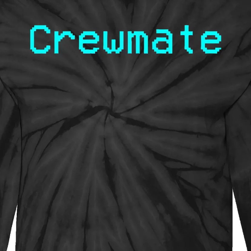 Crewmate Imposter Not Me Funny Video Gaming Joke Humor Tie-Dye Long Sleeve Shirt