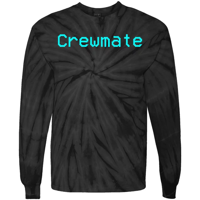 Crewmate Imposter Not Me Funny Video Gaming Joke Humor Tie-Dye Long Sleeve Shirt