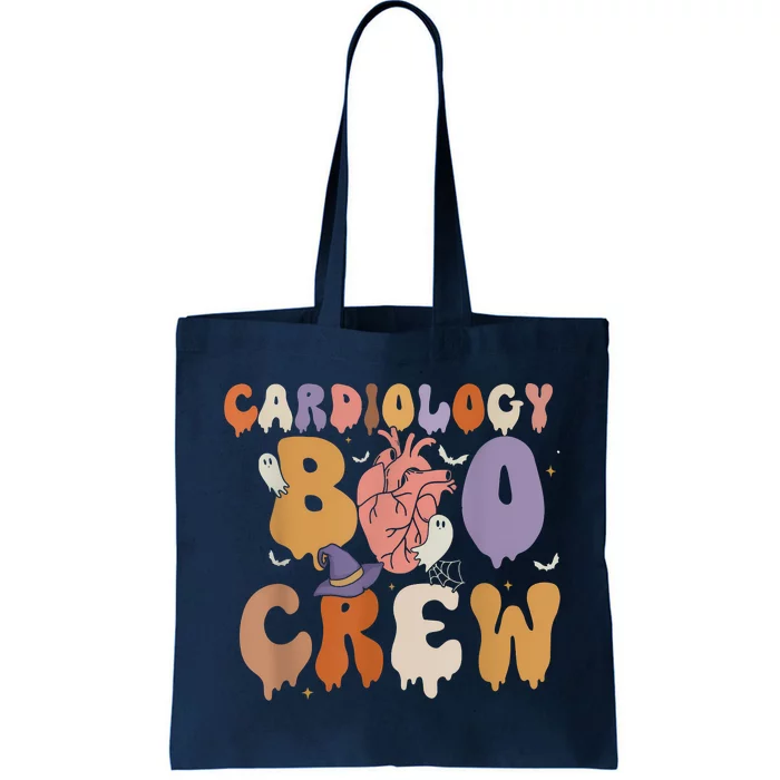 Cardiac Icu Nurse Cardiology Boo Crew Halloween Tote Bag