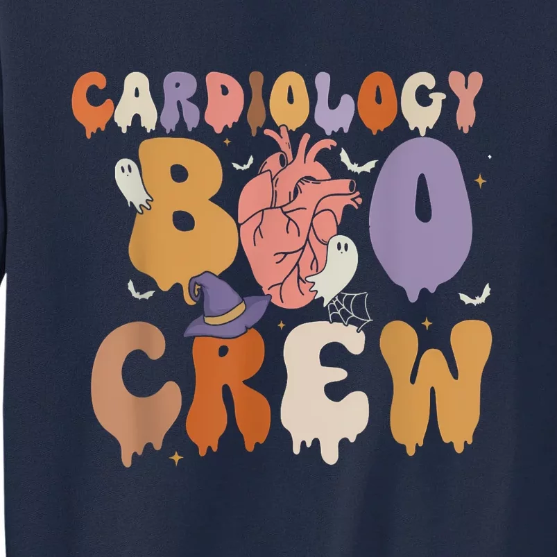 Cardiac Icu Nurse Cardiology Boo Crew Halloween Tall Sweatshirt