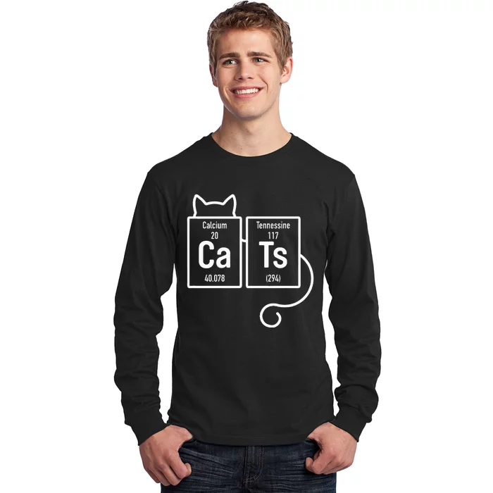 Cat In New York Nyc America Usa Patriot Manhattan Long Sleeve Shirt