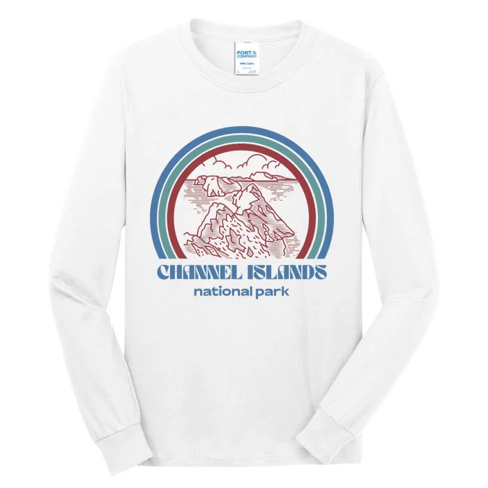 Channel Islands National Park Retro Vintage Style Outdoor Tall Long Sleeve T-Shirt