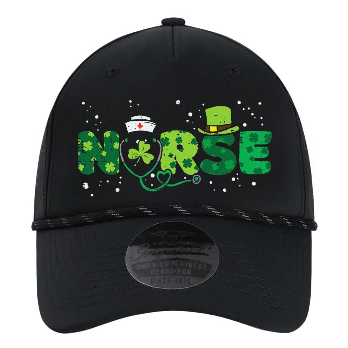 Cute Irish Nurse Stethoscope Scrub St Patricks Day Nurses Women Performance The Dyno Cap