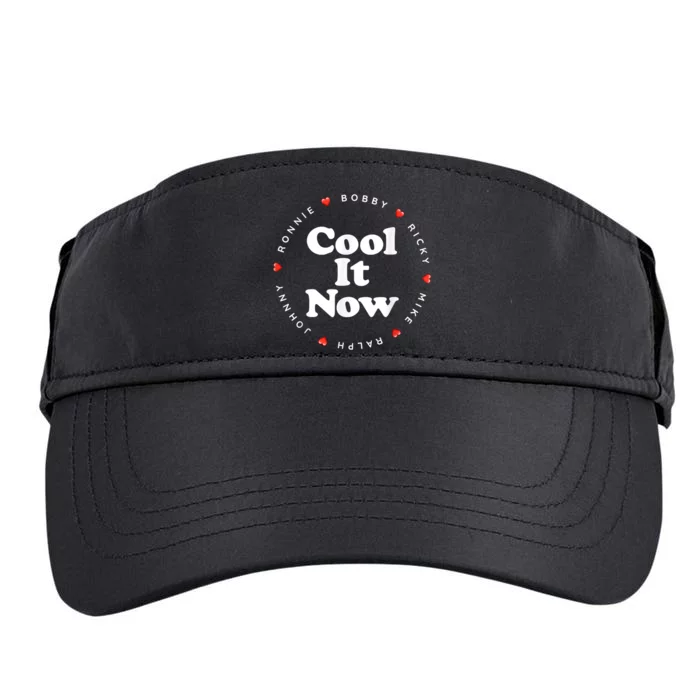 Cool It Now Ronnie Bobby Ricky Mike Ralph And Johnny Adult Drive Performance Visor