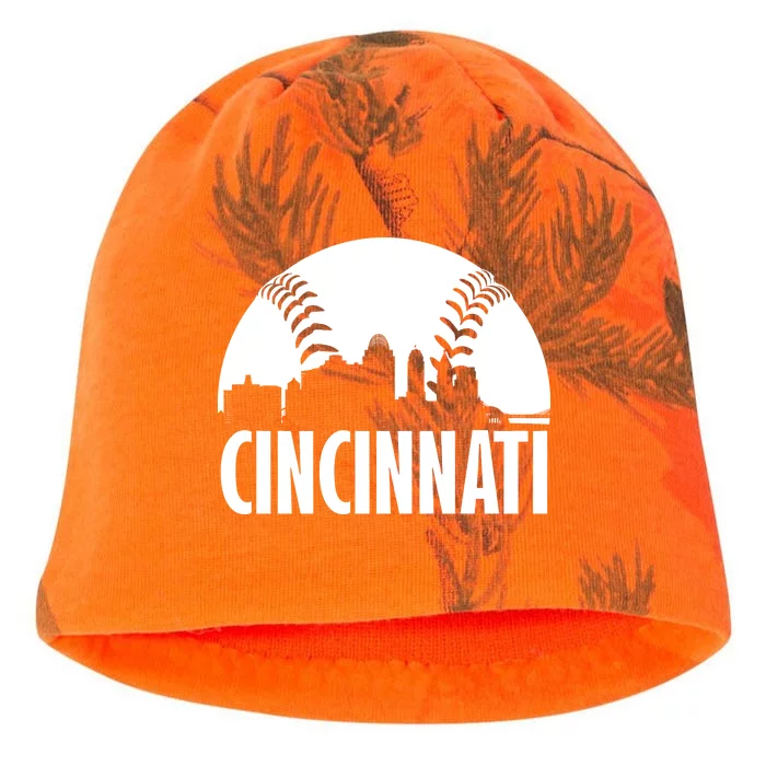 Cincinnati Baseball Skyline Kati - Camo Knit Beanie