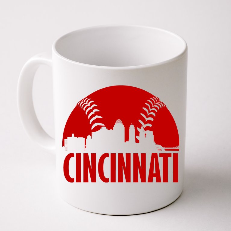 Cincinnati Baseball Skyline Coffee Mug