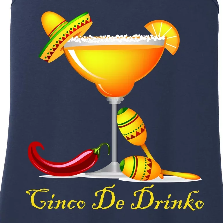 Cinco De Drinko Margarita Mayo Funny Day of the Dead Ladies Essential Tank