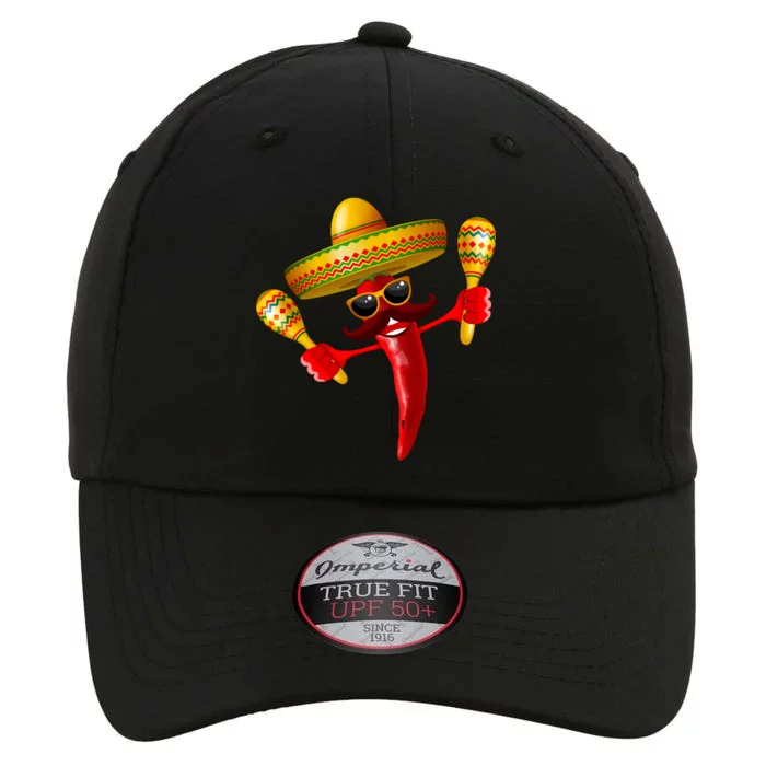 Cinco De Mayo Chili Pepper Dancing Moustache Mexican The Original Performance Cap