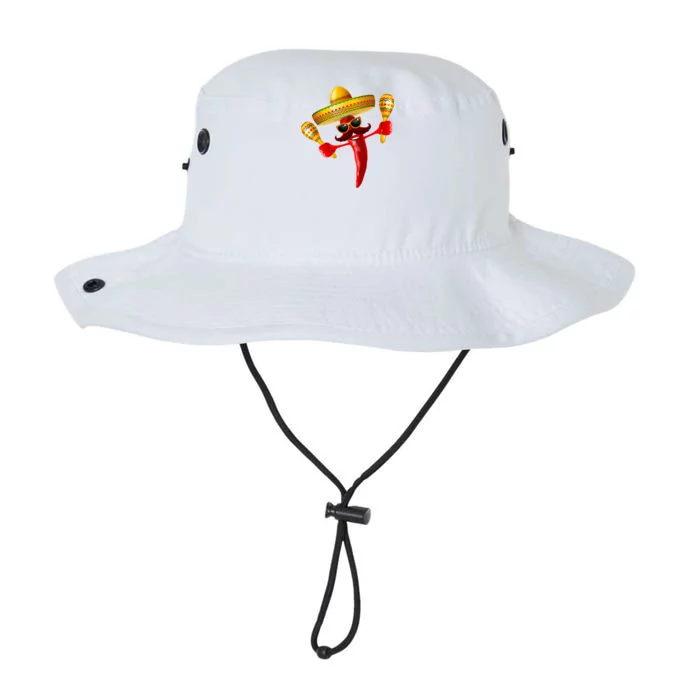 Cinco De Mayo Chili Pepper Dancing Moustache Mexican Legacy Cool Fit Booney Bucket Hat